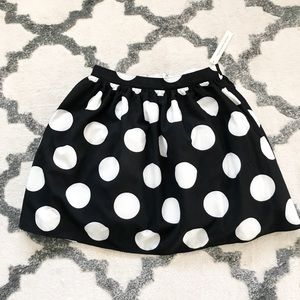 Polka Dot Skirt Tulle lined skirt